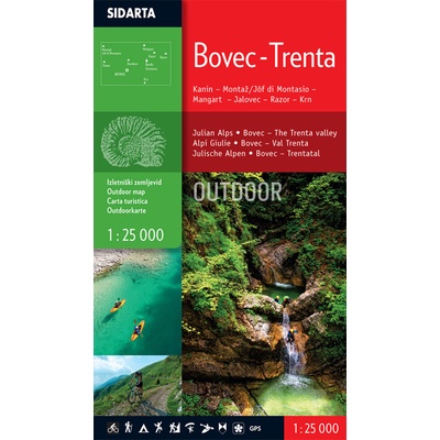 Bovec - Trenta - turistická mapa
