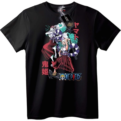 NOONEBRAND Тениска One Piece Oni - 2XL, Black