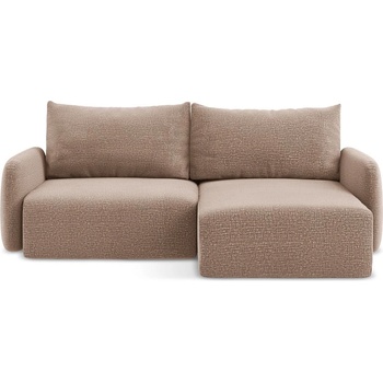 makamii Светлокафяв разтегателен ъглов диван с място за съхранение (десен ъгъл) Kalena - Makamii (KALENA_RCF_38_P1_C3)