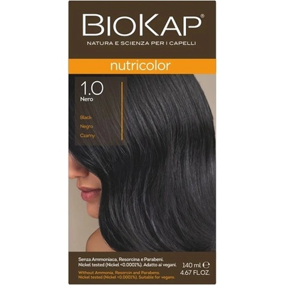 Biokap NutriColor barva na vlasy Černá 1.0