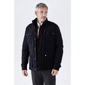 Harvey and Jones Мъжко яке Harvey and Jones HJ Padded Jacket Mens - Black
