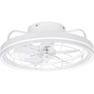 Aigostar - LED Димируем таванен вентилатор LED/40W/230V 2700-6500K + д. у. бял (AI1949)