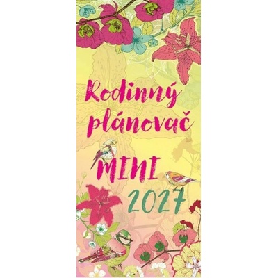 Nástěnný MINI rodinný plánovač (kompaktní pro rodinu) 2027