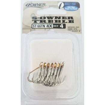 Owner Trojháček Stinger Treble ST66 vel.4 8 ks