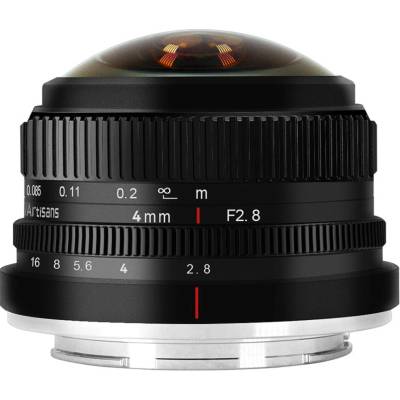 7Artisans 4mm f/2.8 super-širokoúhlý rybí oko Sony E