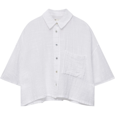 Pull&Bear Блуза бяло, размер S