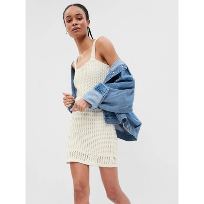 GAP Плетени мини рокля GAP GAP | Byal | ЖЕНИ | XL
