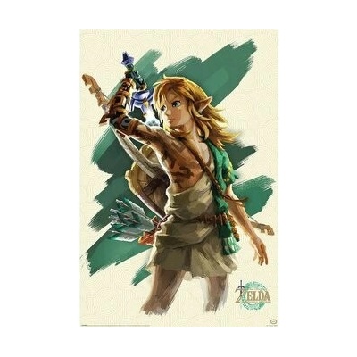 Plagát, Obraz - The Legend Of Zelda: Tears Of The Kingdom - Link Unleashed, 61 × 91.5 cm