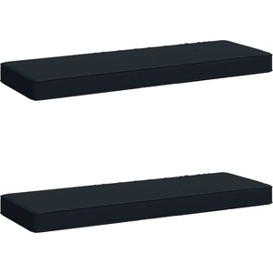 vidaXL Калъфи за пейки, 2 части VUGHT 2 pcs 100% полиестер Тъмен син (950369)