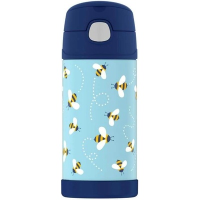 Thermos FUNtainer Dětská termoska s brčkem 355 ml včelky