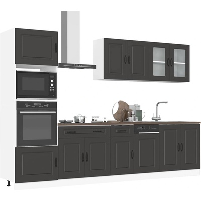 vidaXL Комплект кухненски шкафове от 7 части Kalmar, инженерно дърво (3314732)