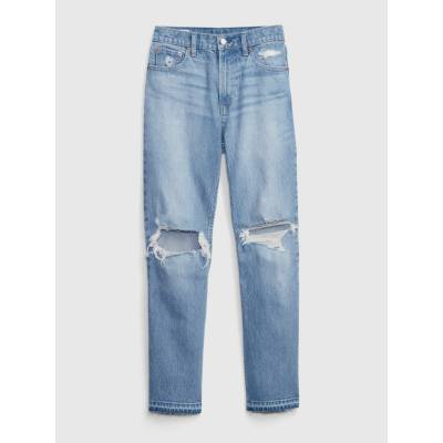 Gap dámské džíny cheeky straight mid rise modré