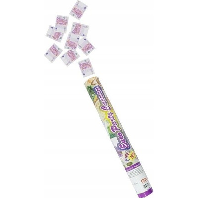 Godan Vystreľovacie konfety EURO papierové eurobankovky 40cm