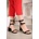 Moda Trend Дамски сандали с ток - Черни 299794 (299794_Черно)