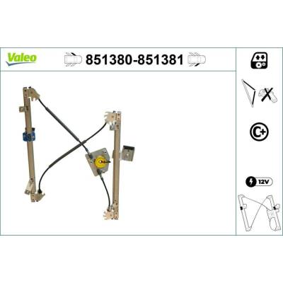 Zvedací zařízení oken VALEO 851380 851380