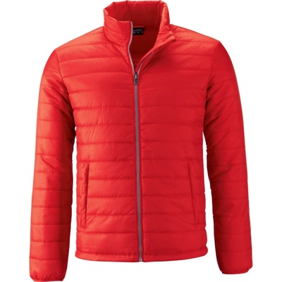 James & Nicholson JN 1120 pánska prešívaná bunda 02.112 red
