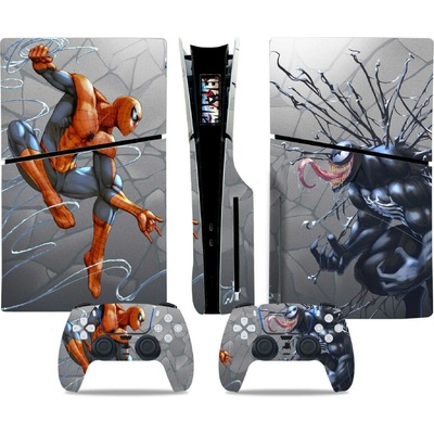 Polep na konzoli - PS5 SLIM diskovou verzi - Marvel, TN-P5SDisc-1249