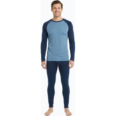 WOOLCANO Мъжки комплект термо бельо WOOLCANO Merino SET0978 blue