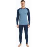 WOOLCANO Мъжки комплект термо бельо WOOLCANO Merino SET0978 blue