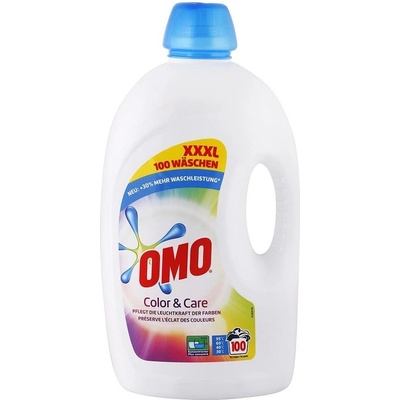 Omo Color & Care gél na farebné prádlo 5 l 100 PD