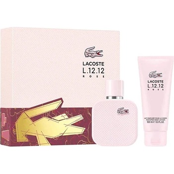 Lacoste Fragrances L. 12.12 Rose подаръчен комплект с парфюмна вода 50мл за жени 1 бр
