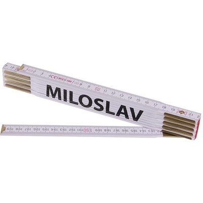 Kola Pirkl Metr skládací 2m MILOSLAV Profi bílý dřevo