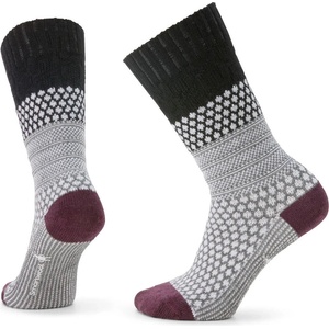 Smartwool Дамски спортни чорапи Smartwool Women's Everyday Cozy Popcorn Cable Crew Socks Sports socks - Black - размер 42-45 (EU) (207-0723-0213)