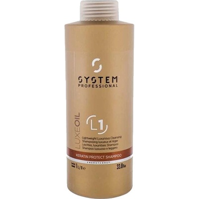 Wella System Professional LuxeOil Keratin Protect Shampoo 50 ml