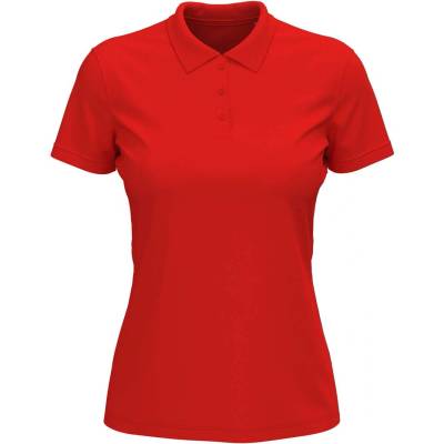 Stedman lux polo st9160 / Дамска поло риза - аленочервена s (st9160sres)