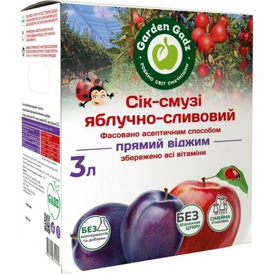 Garden Gadz jablečno švestková šťáva smoothie 3 l