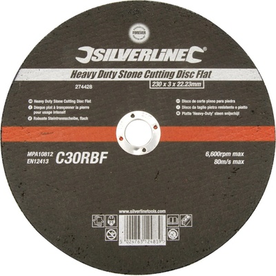 Silverline Rezací kotúč plochý 230 × 3 × 22,23 mm 274428
