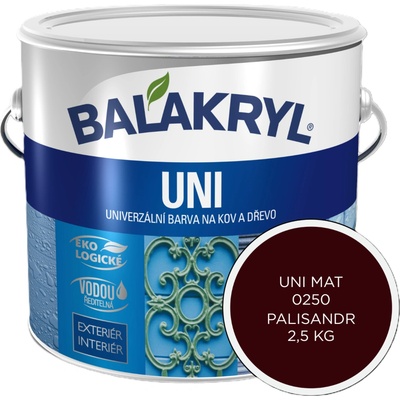 Balakryl Uni matný 2,5 kg palisandr – Hledejceny.cz