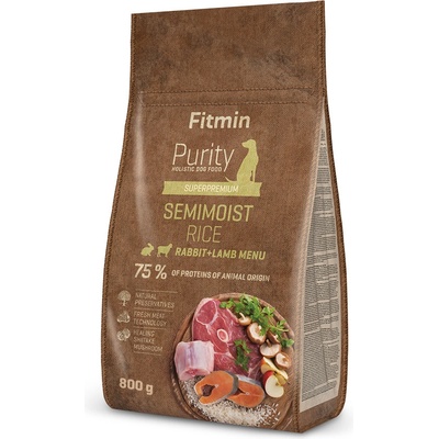 Fitmin Purity Rice Semimoist Rabbit & Lamb 0,8 kg