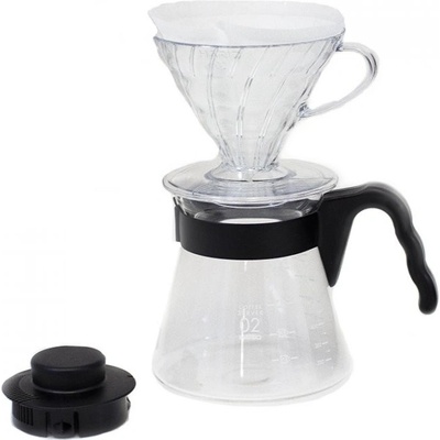 Hario V60-02 Pour Over Kit Plastic Clear