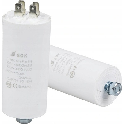 SOK Kondenzátor rozběhový 45uF 450V – Zboží Mobilmania