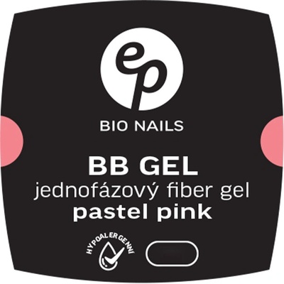 BIO nails FIBER PASTEL PINK jednofázový hypoalergenní gel 50 ml