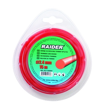 Raider Корда за косачка тример кръгла 2.40mm х 15m