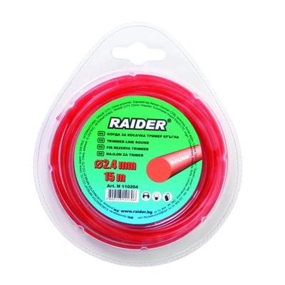 Raider Корда за косачка тример кръгла 2.40mm х 15m