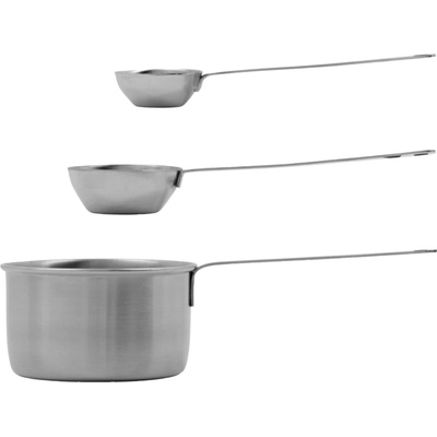 Nicolas Vahé Nerezové odměrky Silver – set 3 ks, stříbrná barva, kov