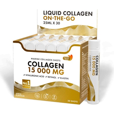 Swedish Gold Collagen 15,000mg bez cukru 25 ml x 30 shotov