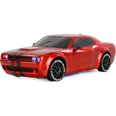 AMEWI Drift Muscle Car RC driftovací auto s gyroskopem a LED 4WD RTR červené Trade e.K. RC_323525 1:20