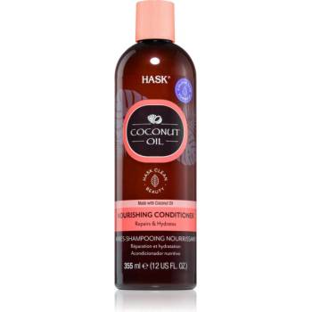 HASK Monoi Coconut Oil подхранващ балсам за блясък и мекота на косата 355ml