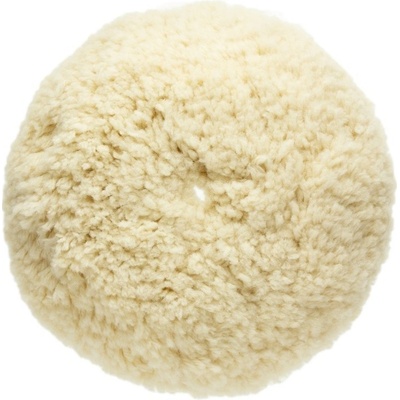 MIRKA Leštící beránek z kroucené vlny suchý zip se středovým trnem 180 mm