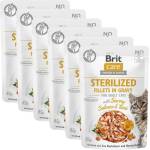 Brit Капсула BRIT Care Cat Sterilized Fillets in Gravy with Savory Salmon & Tuna 6 x 85 г