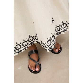 ANSWEAR Рокля с лен Answear. LAB (CC2493.ums)