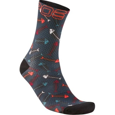 Karpos Cyklistické Green Fire Socks outer space scarlet ibis larks