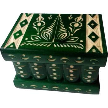 Magic Puzzle Box Кутия за пъзел кутия за бижута ръчно резбована дървена тайна кутия за съхранение на вълшебни главоблъсканици (_ffeff8eed2)