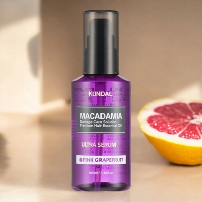 Kundal Macadamia Ultra Serum Vlasové sérum Pink Grapefruit 100 ml
