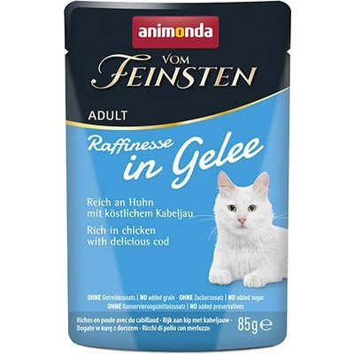 Animonda Vom Feinstein Raffinesse in Jelly kura a treska 85 g