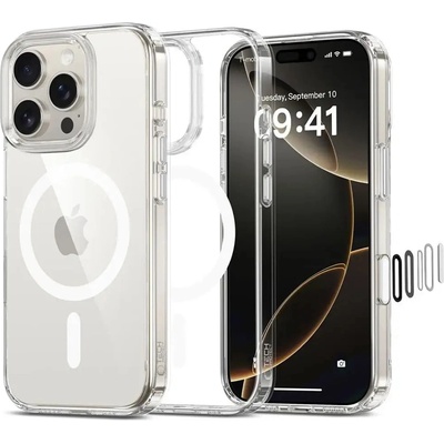 Tech-Protect Калъф Tech-Protect Flexair Hybrid CC Magsafe за iPhone 16 Pro - прозрачен (5906302322688)